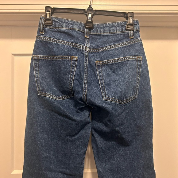 We the Free dark wash mom jeans 24 - Picture 5 of 7